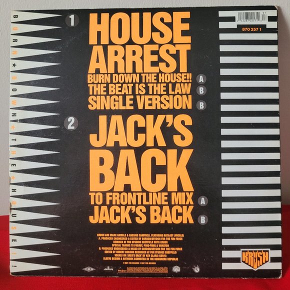 VINTAGE 1987, KRUSH, HOUSE ARREST 12" E.P.!!! - Picture 6 of 6